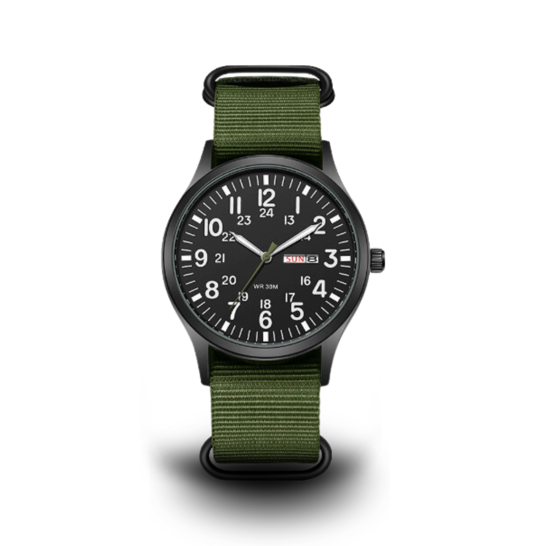 Men’s Outdoor Watch, Quartz, Stainless Steel Case, Sapphire Crystal