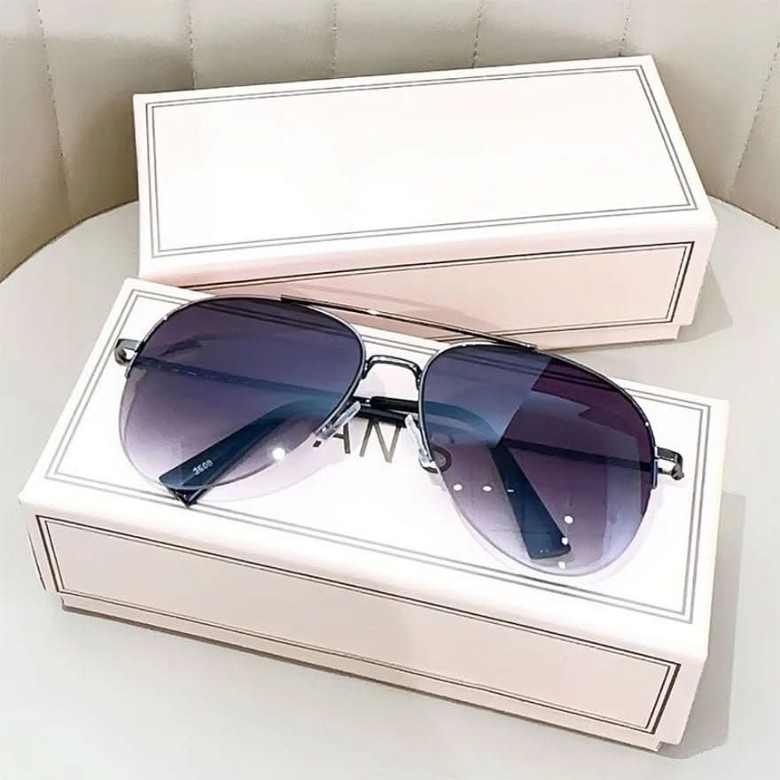 Men’s Pilot Sunglasses with Gradient Lenses, Alloy Frame, view 7