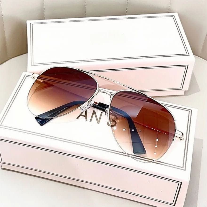 Men’s Pilot Sunglasses with Gradient Lenses, Alloy Frame, view 9