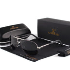 Men’s Polarised Aviator Sunglasses with UV400 Protection, view 2