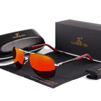 Men’s Polarised Aviator Sunglasses with UV400 Protection