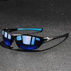Men’s Polarised Sunglasses with UV400 Protection and Metal Frame, view 2
