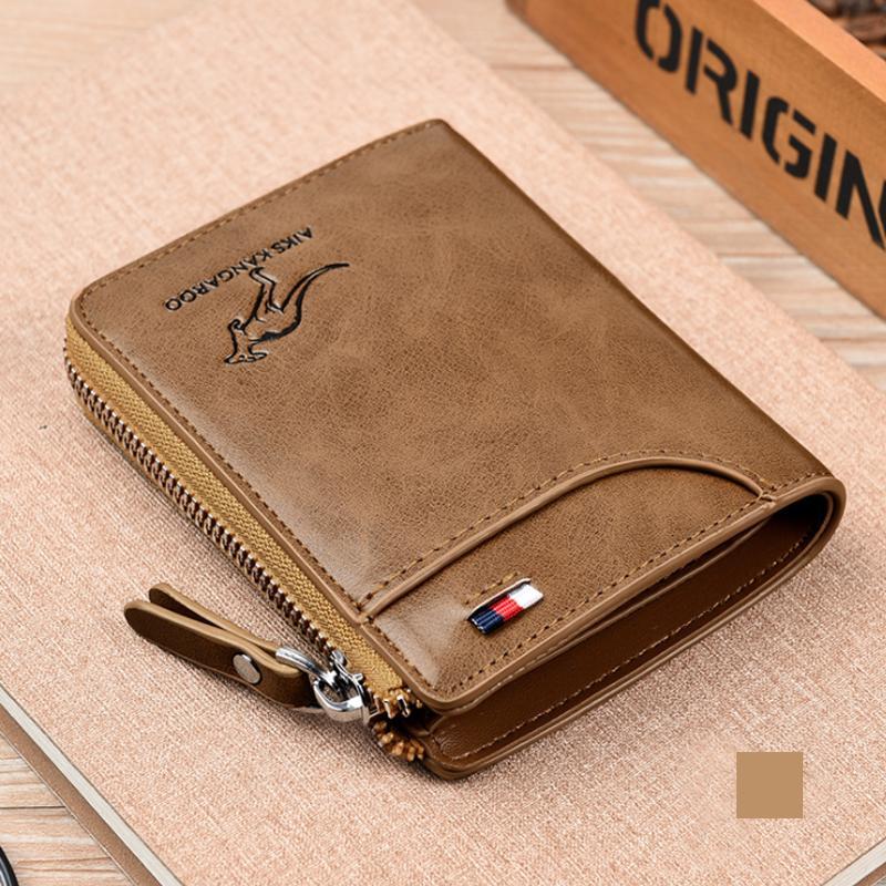 Men’s RFID-Blocking PU Leather Wallet with 14 Card Slots, view 12