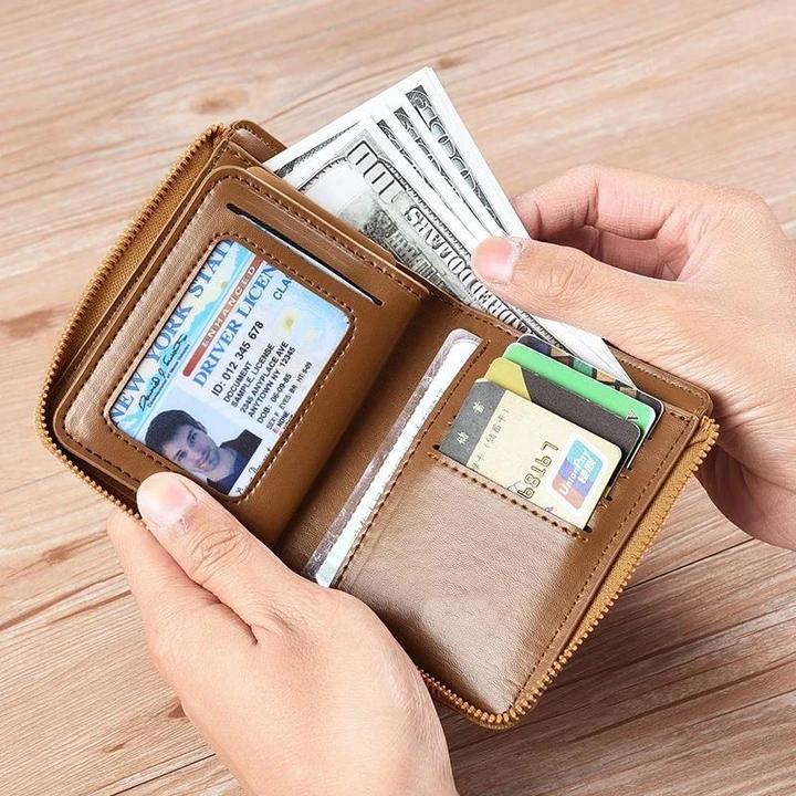 Men’s RFID-Blocking PU Leather Wallet with 14 Card Slots, view 2