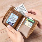 Men’s RFID-Blocking PU Leather Wallet with 14 Card Slots, view 2