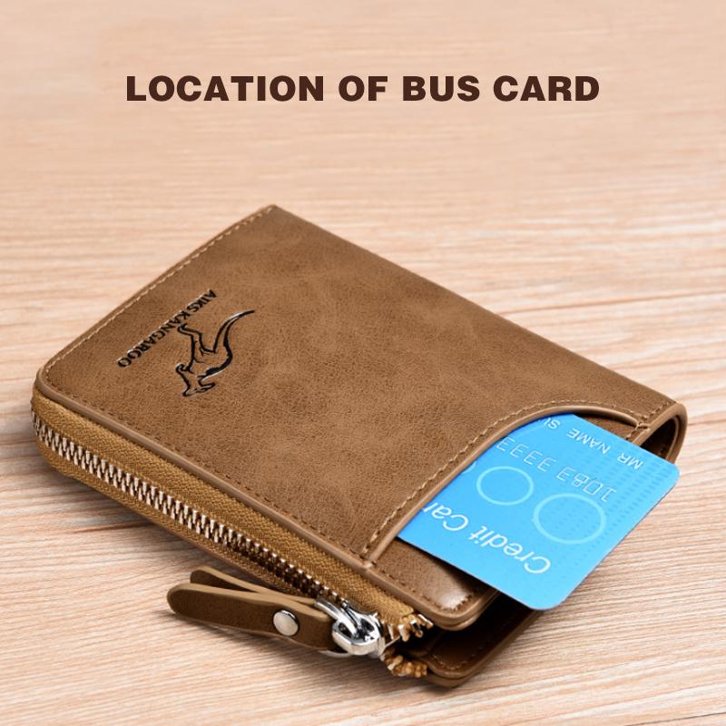 Men’s RFID-Blocking PU Leather Wallet with 14 Card Slots, view 5