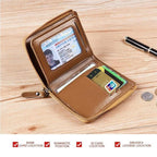Men’s RFID-Blocking PU Leather Wallet with 14 Card Slots, view 8