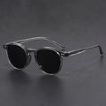 Men's Round Tortoiseshell Polycarbonate Sunglasses, 139 mm