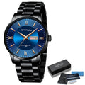 Men’s Stainless Steel Quartz Chronograph Watch, 30M Water Resistance