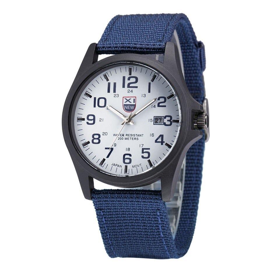 Men's Tactical Watch, 45 mm Stainless Steel Case, Silicone Strap, view 5