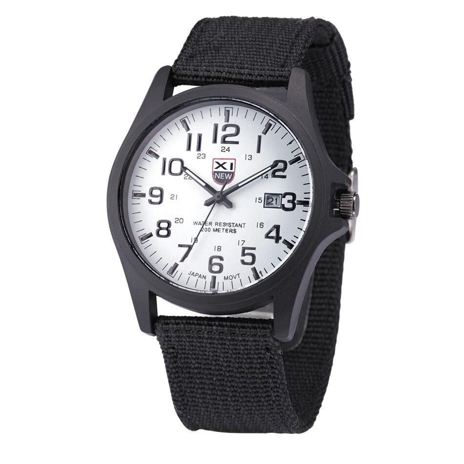 Men's Tactical Watch, 45 mm Stainless Steel Case, Silicone Strap, view 7