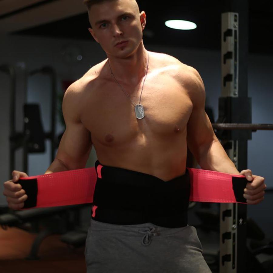 Men’s Waist Trainer Belt, Slim Sweat Belt for Abdominal Exercise, view 4