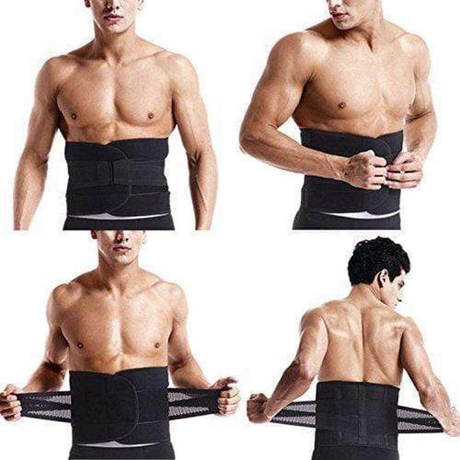 Men’s Waist Trainer Belt, Slim Sweat Belt for Abdominal Exercise, view 6