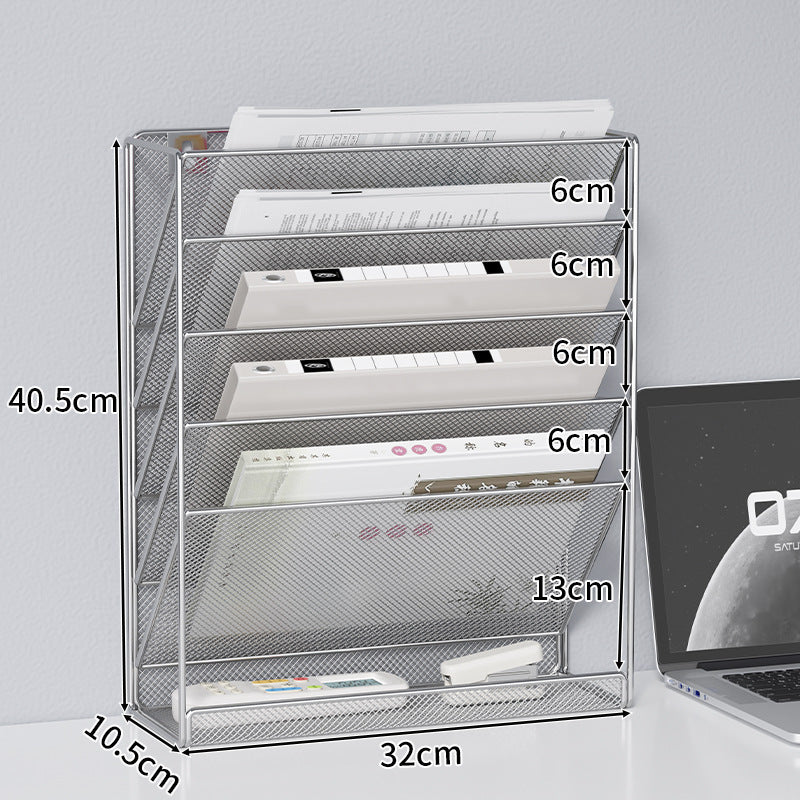 Mesh Document Organizer Rack | High & Bury