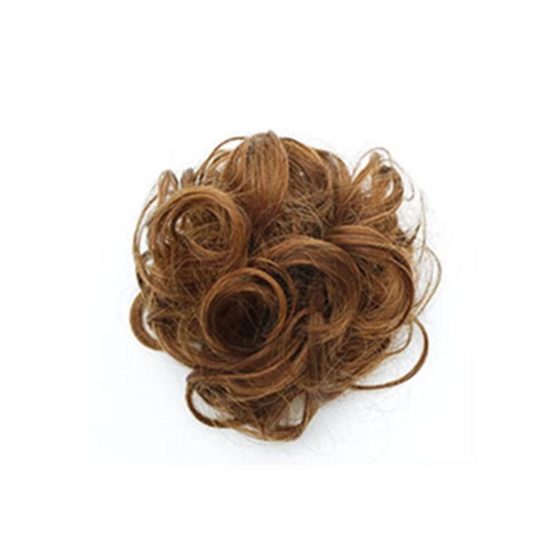Messy Bun Fake Hair Scrunchie for a Messy Hair Style, Artificial Hair, view 11