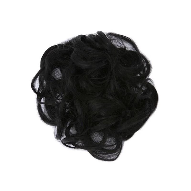 Messy Bun Fake Hair Scrunchie for a Messy Hair Style, Artificial Hair, view 18