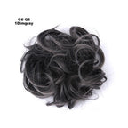 Messy Bun Fake Hair Scrunchie for a Messy Hair Style, Artificial Hair, view 19