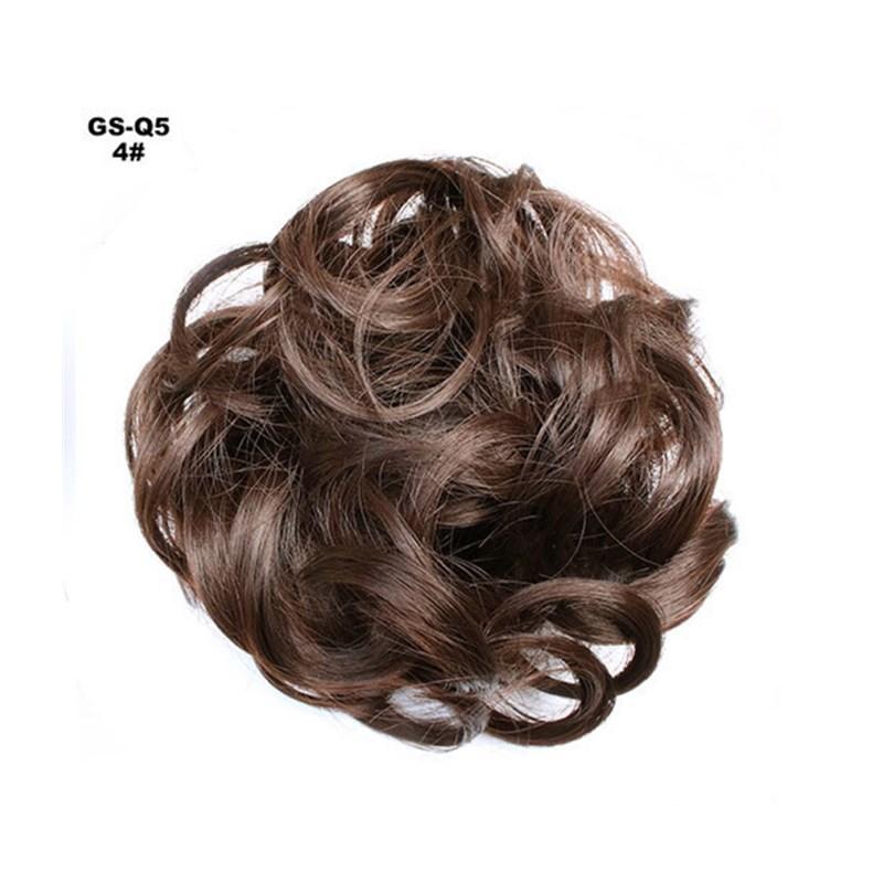Messy Bun Fake Hair Scrunchie for a Messy Hair Style, Artificial Hair, view 20