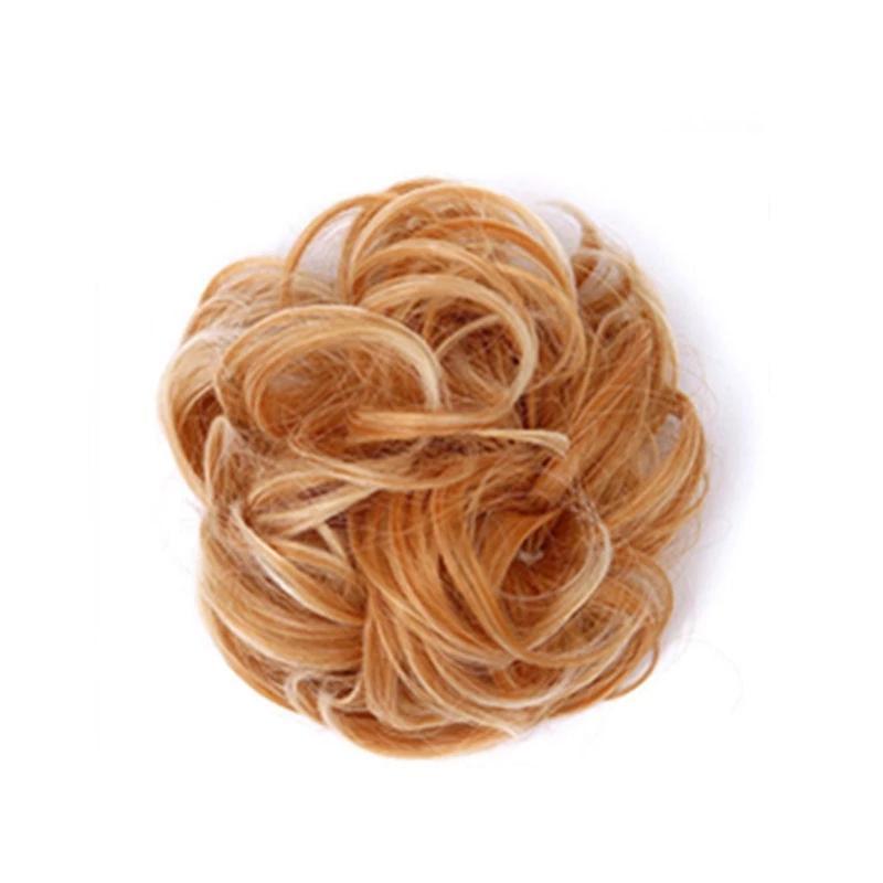 Messy Bun Fake Hair Scrunchie for a Messy Hair Style, Artificial Hair, view 31