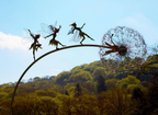 Metal and Polyethylene Fairy Garden Stake Decorations, 25–45 Inches, view 8