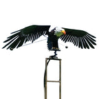 Metal Garden Bird Decoration with Wind-Moved, Flapping Wings, view 11