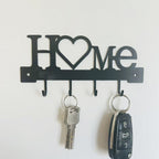 Metal Key Holder with Cat Design | High & Bury