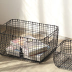 Metal Wire Storage Basket | High & Bury