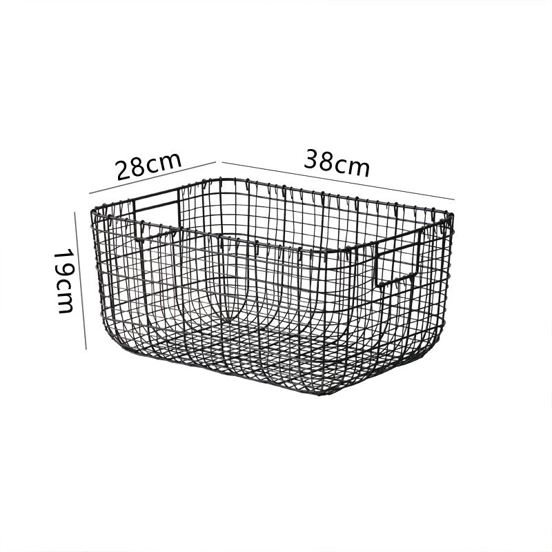 Metal Wire Storage Basket | High & Bury