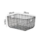 Metal Wire Storage Basket | High & Bury