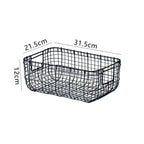 Metal Wire Storage Basket | High & Bury