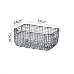 Metal Wire Storage Basket | High & Bury