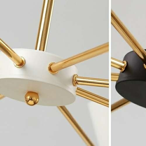 Mid-Century Modern Multi-Arm Cone Shade Chandelier | High & Bury
