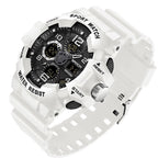 Military-Style Digital Watch, 5 Bar Water Resistance, Resin Case and Strap, view 5