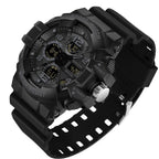 Military-Style Digital Watch, 5 Bar Water Resistance, Resin Case and Strap, view 6