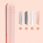 Mini 2-in-1 Ceramic Curling and Straightening Iron, 17 × 2.4 cm, view 3