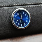 Mini Car Clock, Metal, 4 × 4cm, Electroplated Finish, for Vehicle Use, view 4
