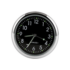 Mini Car Clock, Metal, 4 × 4cm, Electroplated Finish, for Vehicle Use, view 6