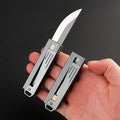 Mini Quick-Flip D2 Steel Knife, 15 cm, 5.5 cm Blade, 10 cm Handle