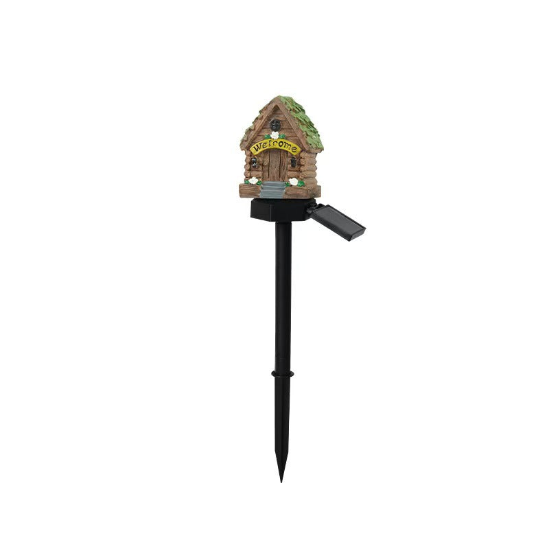 Miniature Hand-Painted Resin Mushroom Fairy House Garden Ornament | High & Bury