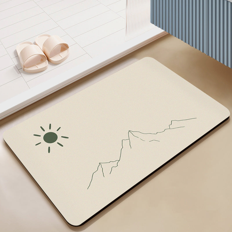 Minimalist Artistic Floor Mat | High & Bury
