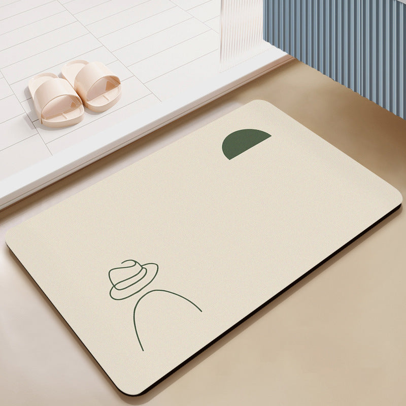 Minimalist Artistic Floor Mat | High & Bury