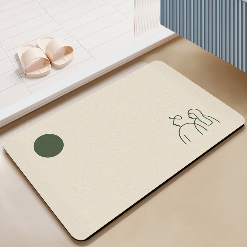 Minimalist Artistic Floor Mat | High & Bury