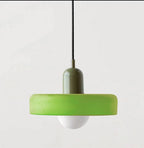 Minimalistic Ceramic Pendant Lamp with Layered Bell Shade | High & Bury