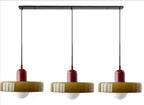 Minimalistic Ceramic Pendant Lamp with Layered Bell Shade | High & Bury