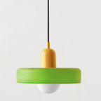 Minimalistic Ceramic Pendant Lamp with Layered Bell Shade | High & Bury