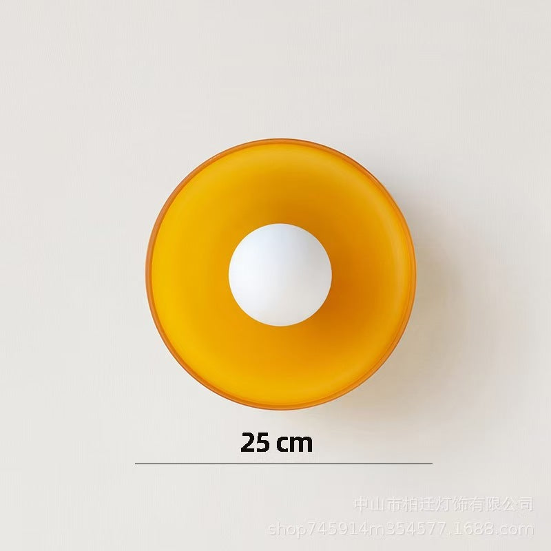 Minimalistic Ceramic Pendant Lamp with Layered Bell Shade | High & Bury