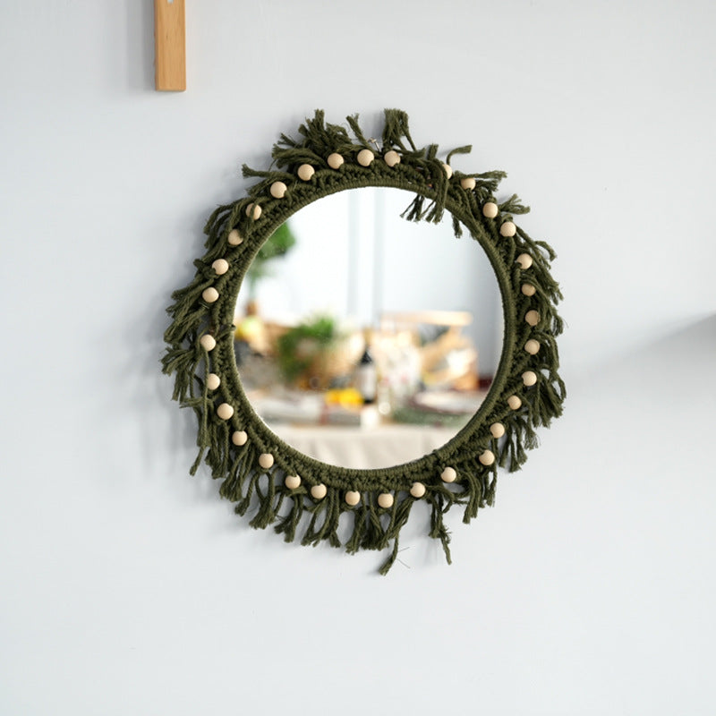 Mirror with Macrame Frame | High & Bury