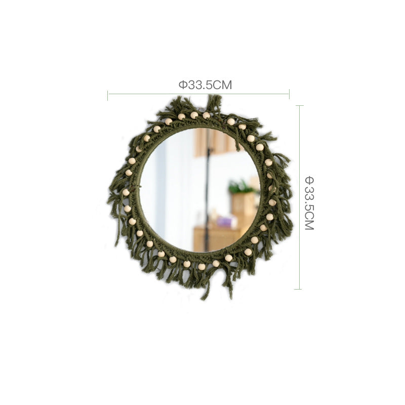 Mirror with Macrame Frame | High & Bury
