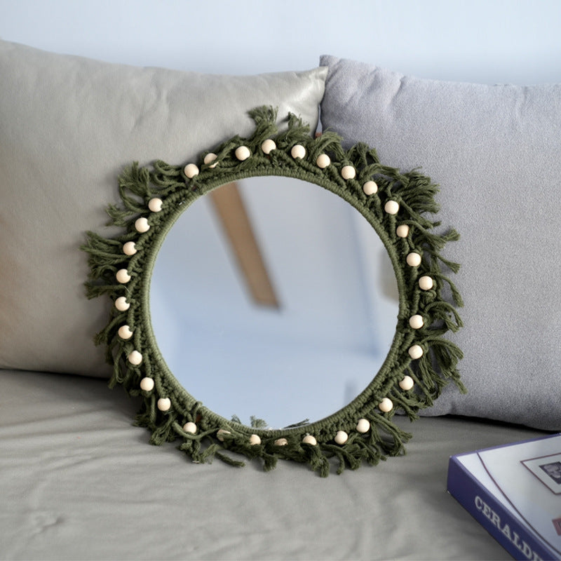 Mirror with Macrame Frame | High & Bury