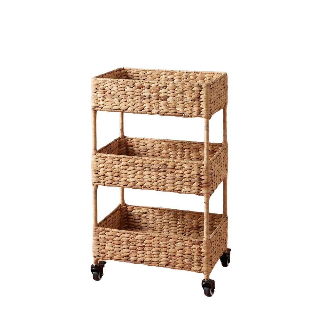 Mobile Storage Cart made of Natural Fabric | High & Bury